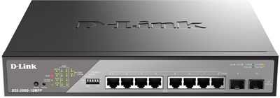 Коммутатор (свитч) D-Link DSS-200G-10MPP 243566