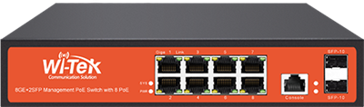 Коммутатор (свитч) Wi-Tek WI-PMS310GF-Alien 243575