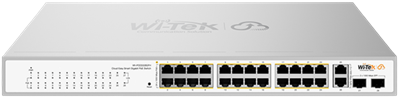 Коммутатор (свитч) Wi-Tek WI-PCES328GFH 243602