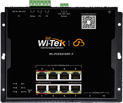Коммутатор (свитч) Wi-Tek WI-PCES310GF-F 243659