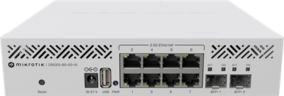 Коммутатор (свитч) MikroTik CRS310-8G+2S+IN 243722