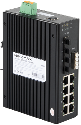 Коммутатор (свитч) NIKOMAX GL-SW-G207-8P4ST-FB-I(BT) 243925