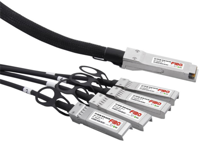 Кабель QSFP+ FIBO-TELECOM FT-Q40-4S10-DAC5m, 5м 244051