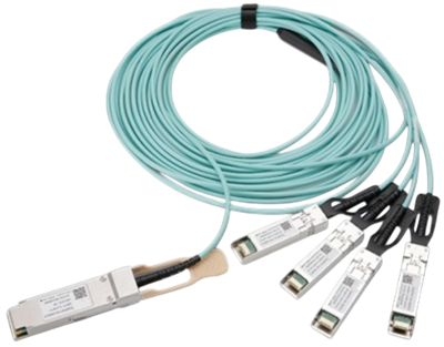 Кабель QSFP+ NIKOMAX GL-CC-QSFP4ST-150-AOC, 15м 244105