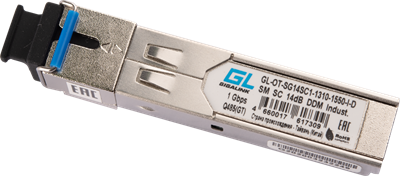 Трансивер GIGALINK/NIKOMAX GL-OT-SG14SC1-1310-1550-I-D 244233