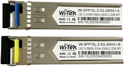 Трансивер Wi-Tek WI-SFP10L-20KM-I, 2 шт. 244361