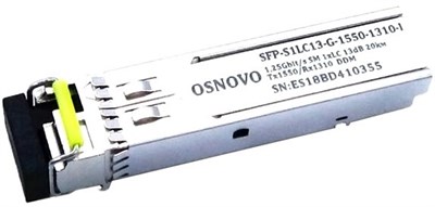 Трансивер Osnovo SFP-S1LC13-G-1550-1310-I 244364