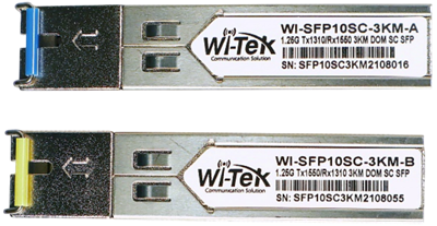 Трансивер Wi-Tek WI-SFP10SC-3KM, 2 шт. 244367