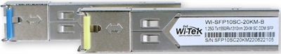 Трансивер Wi-Tek WI-SFP10SC-20KM, 2 шт. 244410