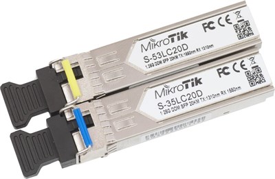 Трансивер MikroTik S-35LC20D+S53LC20D OEM (2 шт.) 244560