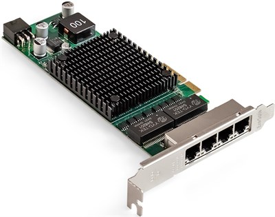 Сетевая карта ExeGate EXE-I350-T4V2-PoE 244912