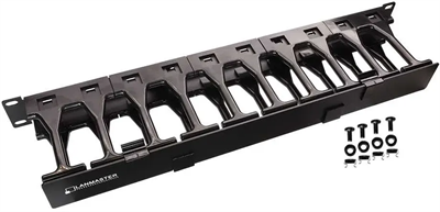 Кабельный органайзер Lanmaster LAN-ORG-PF/S-2U 245767