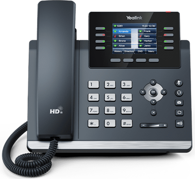 VoIP-телефон Yealink SIP-T44W Black 247379