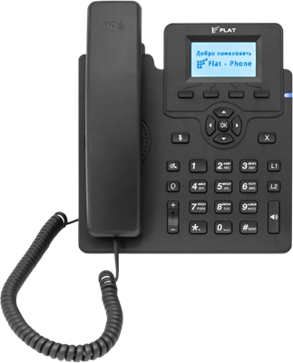 VoIP-телефон Flat-Pro Flat-Phone C10 (Статус ТОРП) 247398
