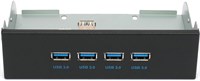 Передняя панель портов Gembird FP5.25-USB3-4A 208453