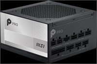 Блок питания 1000W MSI PRO A1000PL PCIE5 209316