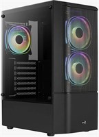 Корпус AeroCool Quantum Mesh-G-BK-v3 Black 210148