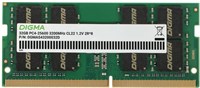 Оперативная память 32GB DDR4 3200MHz Digma SO-DIMM (DGMAS43200032D) 212868