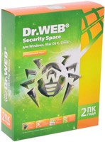 ПО Dr.Web Security Space Картонная упаковка на 2ПК, 24мес (BHW-B-24M-2-A3) 213455
