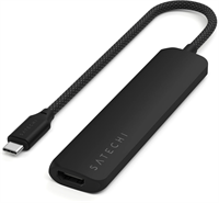 Док-станция Satechi 6-in-1 USB-C Slim Multiport Adapter Black 215281