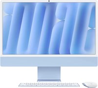 Моноблок Apple iMac 24 Blue (M4, 2024, Four ports) (MWV33) 215708