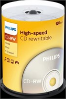 Диск CD-RW Philips 700MB 12x Cake Box (100 шт.) (CW7D2NB00/97) 216893