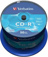 Диск CD-R Verbatim 700MB 52x Cake Box (50 шт.) 216898