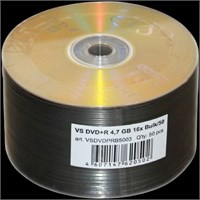 Диск DVD+R VS 4.7GB 16x Shrink (50 шт.) (VSDVDPRB5003) 216910
