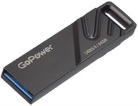 USB Flash накопитель 64GB GoPower TITAN Black 216944