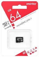 Карта памяти 64GB MicroSD SmartBuy (SB64GBSDCL10-00) 217769