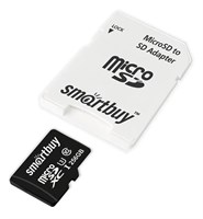 Карта памяти 256GB MicroSD SmartBuy + SD адаптер (SB256GBSDU1A-AD) 217775