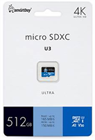 Карта памяти 512GB MicroSD SmartBuy (SB512GBSDU3UL01) 217778