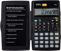 Калькулятор Deli E1711 Black 223209