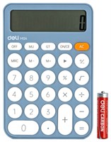 Калькулятор Deli EM124 Blue 223217