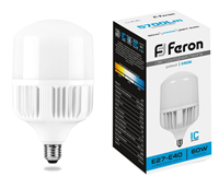 Светодиодная лампочка Feron LB-65 6400K (60 Вт, E27/E40) 204380
