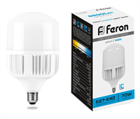 Светодиодная лампочка Feron LB-65 6400K (70 Вт, E27/E40) 204383