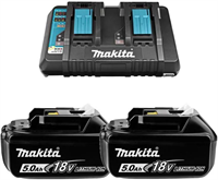 Зарядное устройство + АКБ Makita DC18RD + BL1850B 205296