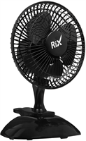 Настольный вентилятор Rix RDF-1500WB Black 200006