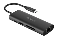 USB-концентратор A4Tech DST-80C Grey 233236