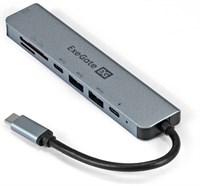 USB-концентратор ExeGate DUB-21C/PD/CR/H 233252