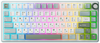 Клавиатура Royal Kludge R75 Sky Cyan (Silver Switch) 234095