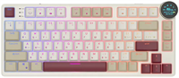 Клавиатура Royal Kludge N80 Rosy Clouds (Red Switch) 234123