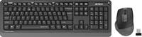 Клавиатура + мышь A4Tech Fstyler FGS1035Q Black/Grey 234285