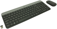 Клавиатура + мышь Logitech MK470 Slim Wireless Combo Black (920-009204/9180) 234338