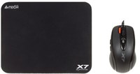 Мышь + коврик A4Tech X-7120 Black 235707