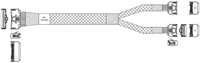 Кабель JPC P5003DR00800-2 238155