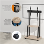 Мобильная стойка Holder PR-108 Black/Oak 248749