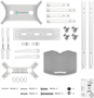 Мобильная стойка Onkron TS1351 White 248769