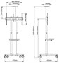 Мобильная стойка ARM MEDIA PT-STAND-8 248778