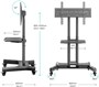 Мобильная стойка Onkron TS1350 Black 248822
